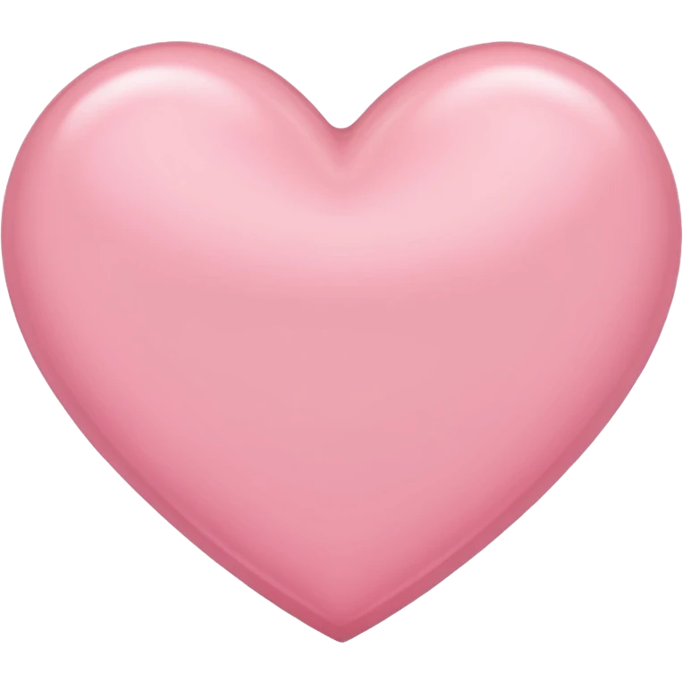 Light pink heart emoji