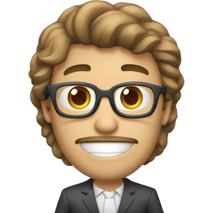 EJECUTIVA SALUDANDO CON UNA MANO emoji