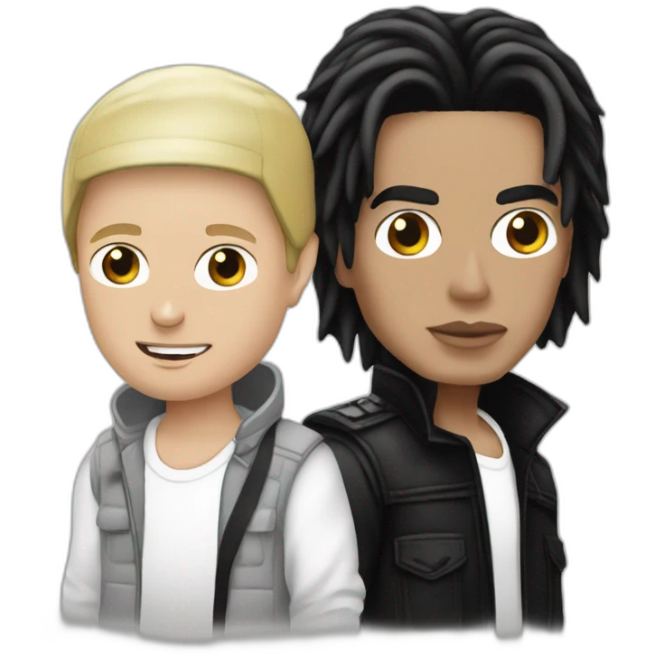 EminEm and Micheal Jackson in one emoji