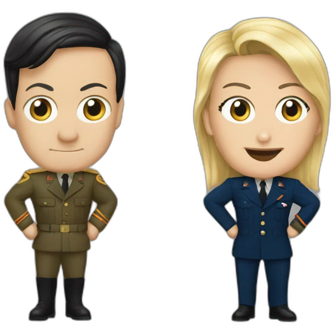 hitler et marine-le-pen emoji