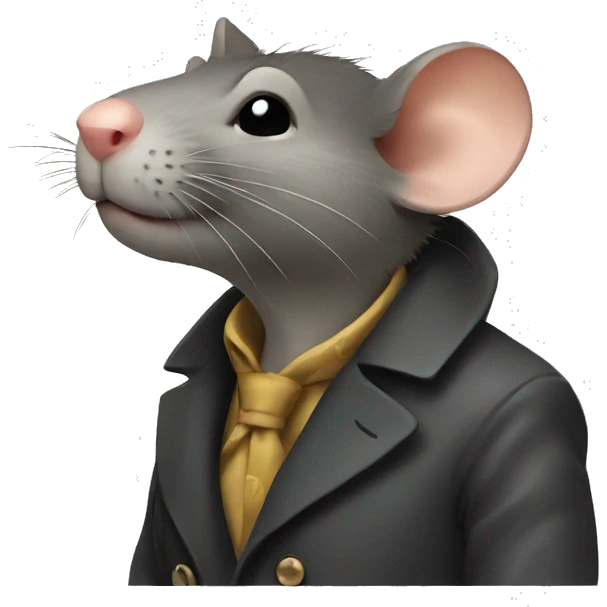 Smoking rat emoji