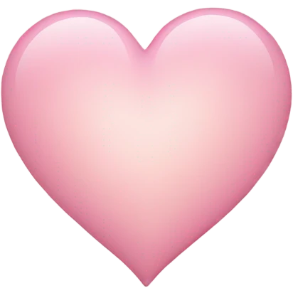 Light pink heart emoji