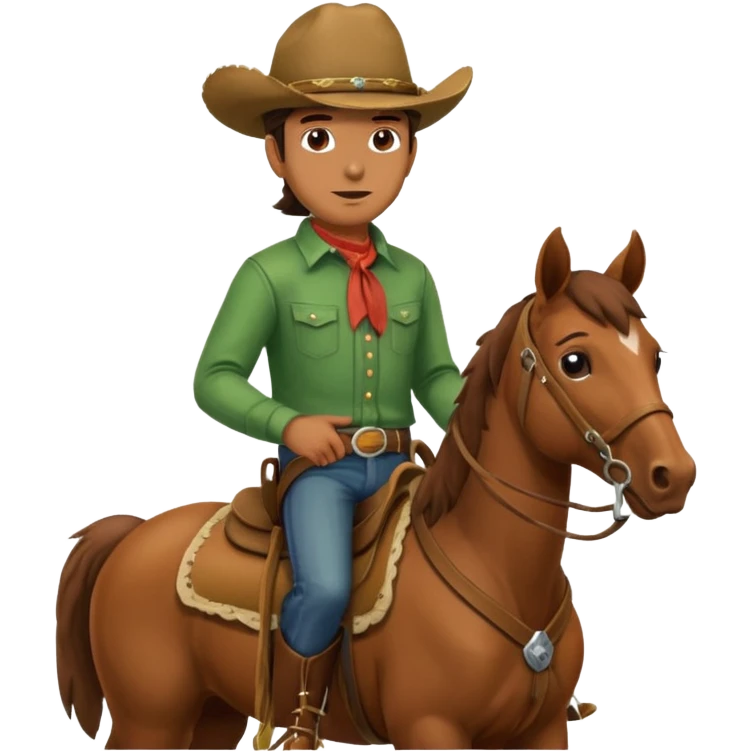 man on horse emoji