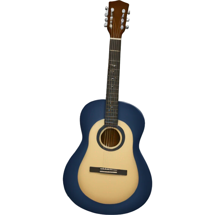 Navy guitar emoji