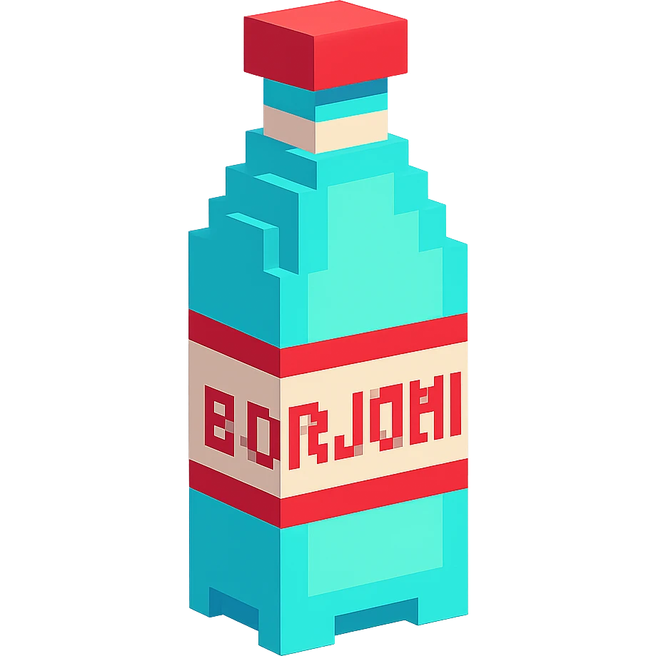 бутылка borjomi, no background emoji