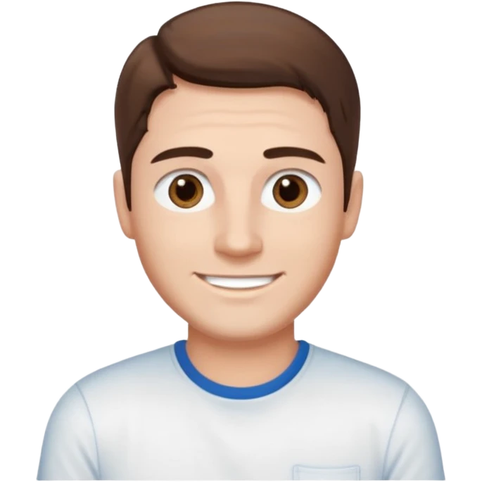 Kjekk mann (lys i huden) som har pynta seg. Har på seg Jeans  og håret skal være  midtskill og fargen på håret er brunt. Litt øyevipper men ikke mye og litt mørke brun. Skal se HOT Å SEXY UT smile mer!!! Ca 20 år gammel. HVIT T-SKJORTE emoji