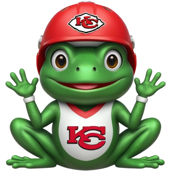 KC chiefs frog emoji