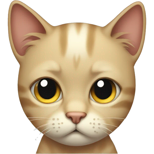 Cat sad emoji