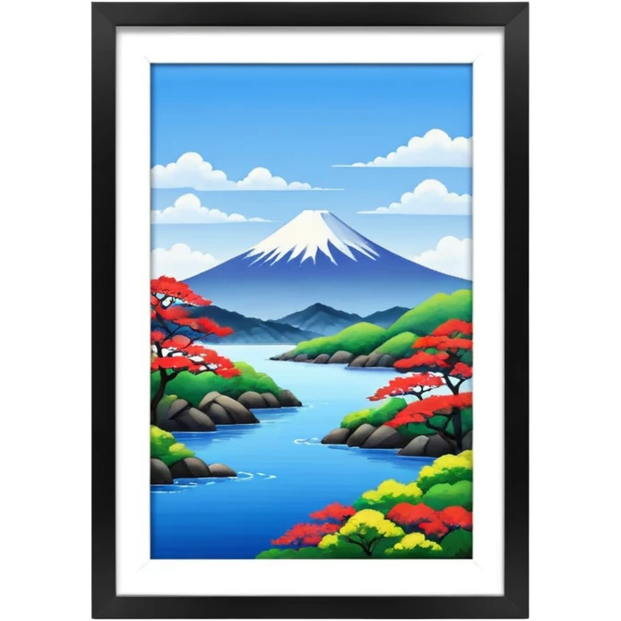 thumbnail picture mac os, painting on wall, japan emoji