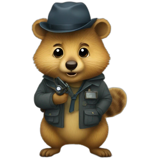 quokka detective emoji