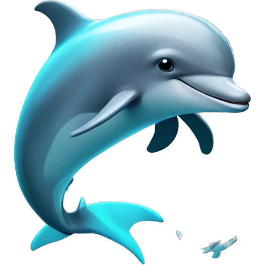 Dolphin win heart emoji
