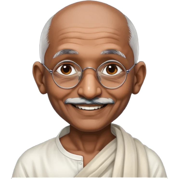 mahatma gandhi emoji