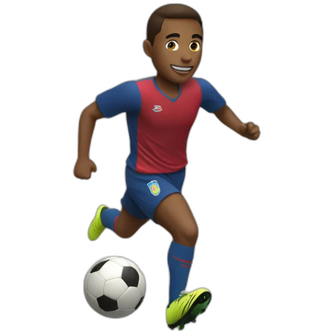 soccer player running emoji