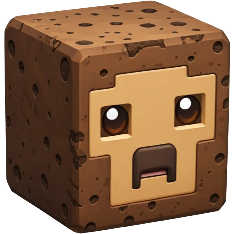 minecraft dirt block emoji
