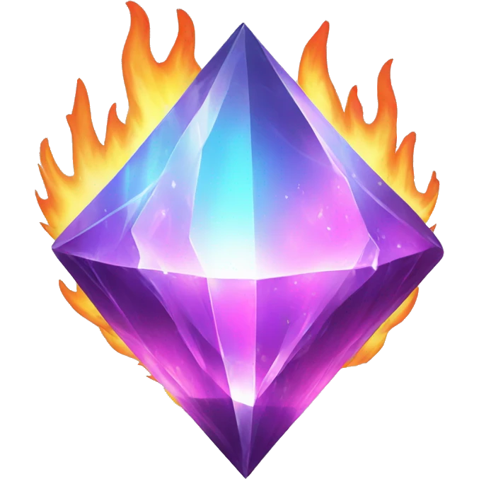 crystal flames emoji