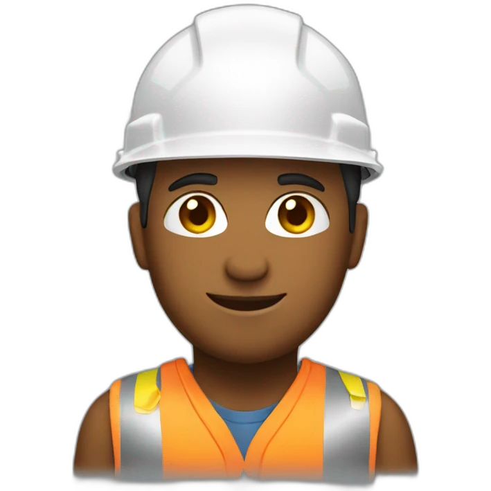 Construction worker emoji