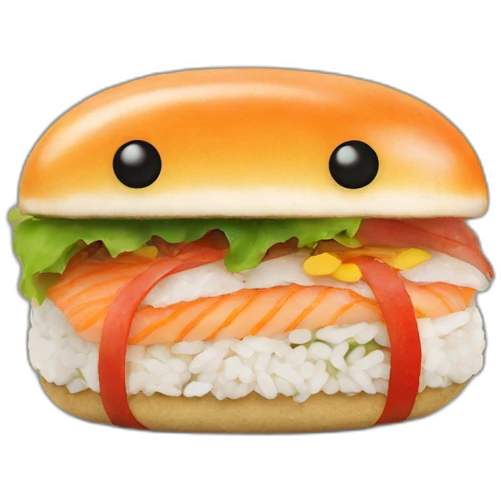 Sushi burger  emoji