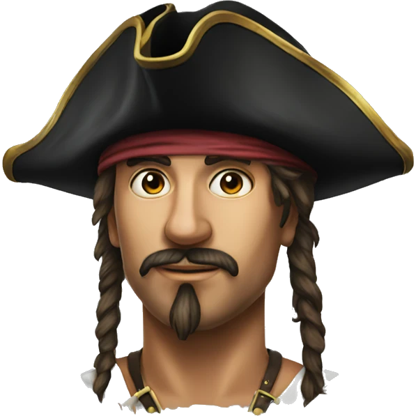 realistic portrait pirate steampunk emoji