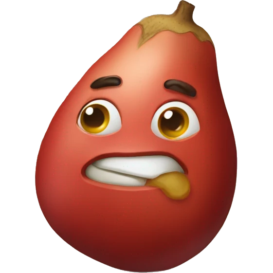 red hot potato emoji