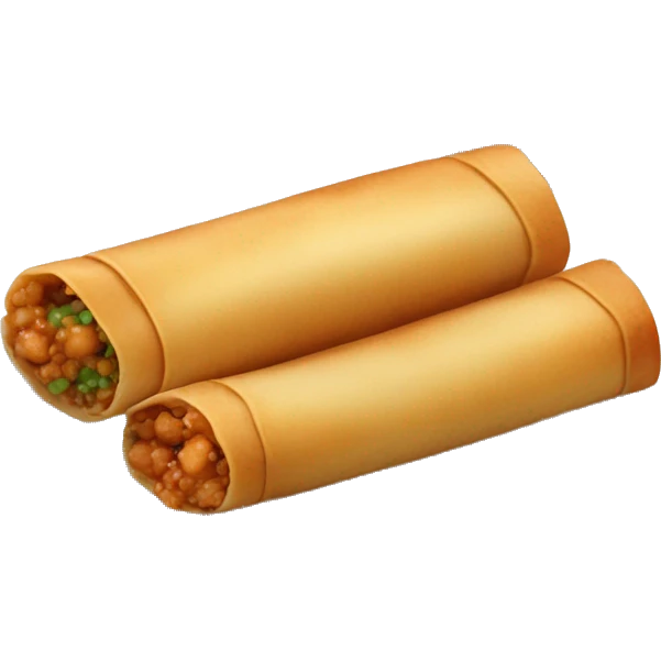 Lumpia filipino dish emoji