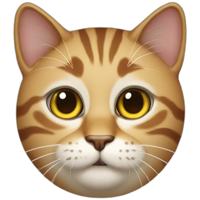 Funny cat emoji