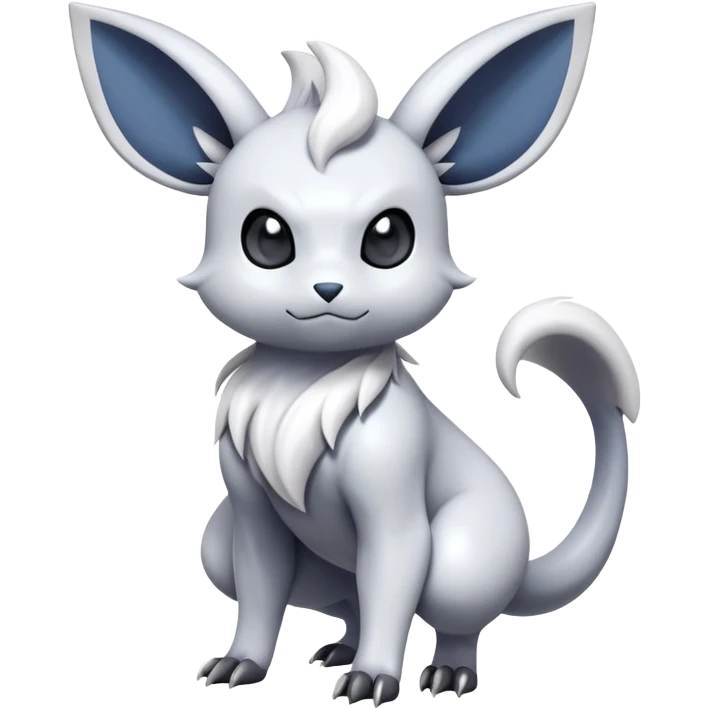 Mewostic-Absol-Minccino-Pokémon-Fakémon-hybrid-creature (full body) emoji