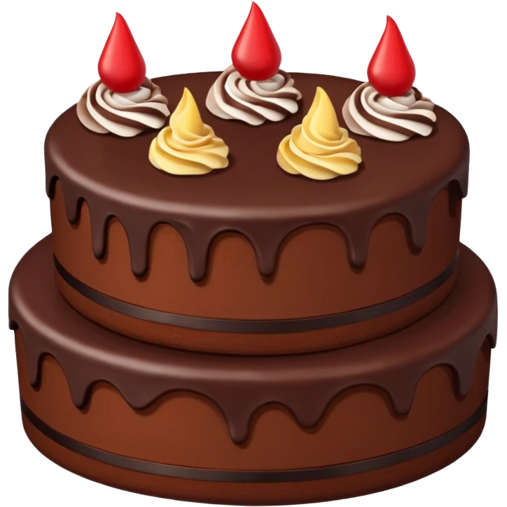  3 pieces of cake emoji