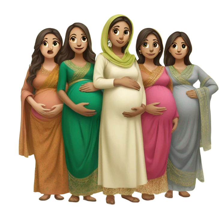 Pakistani pregnancy emoji