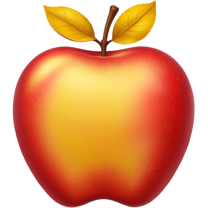 apple gala royal some yellow blush emoji