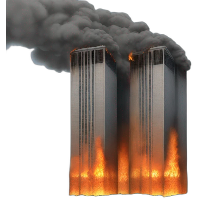 dsd twin towers burning_ddd33431244 emoji
