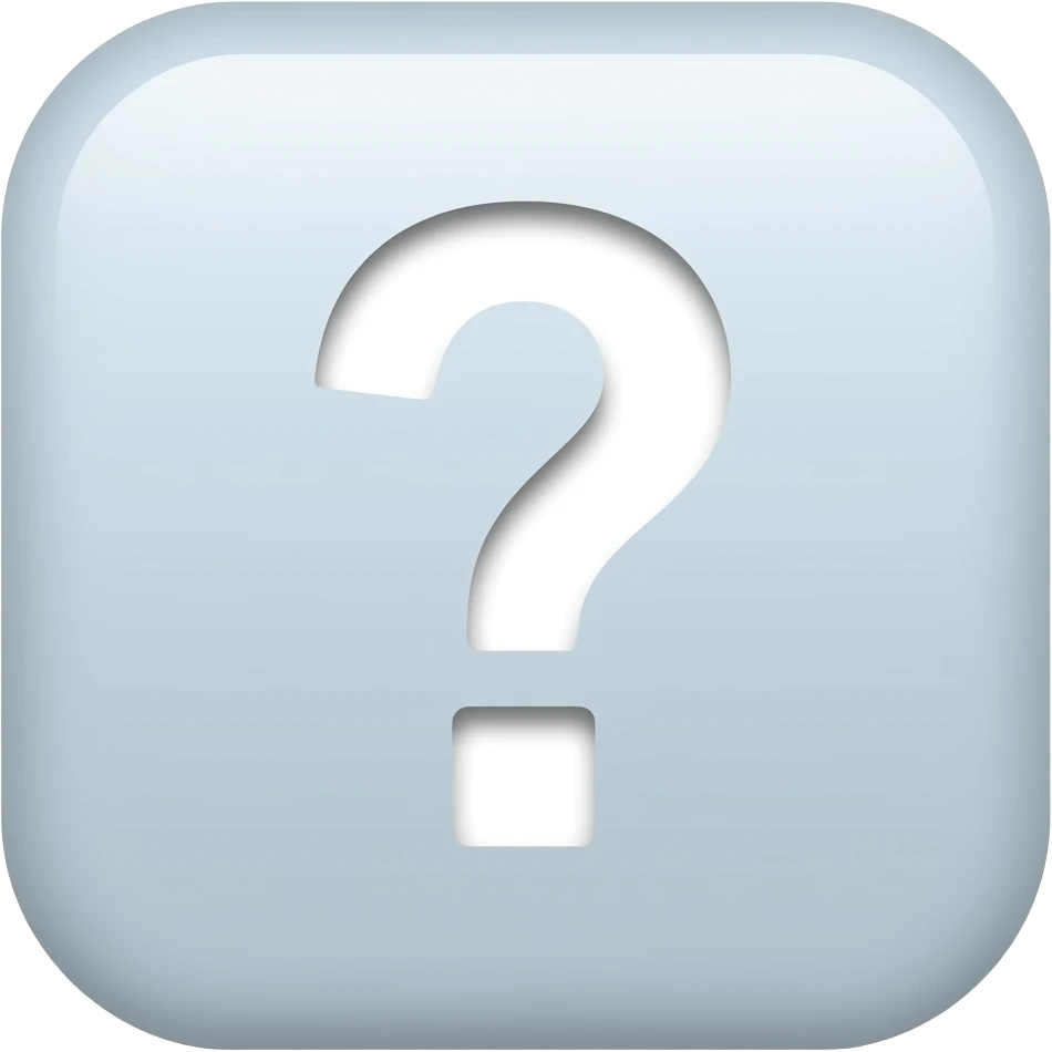 Signo de interrogacion emoji