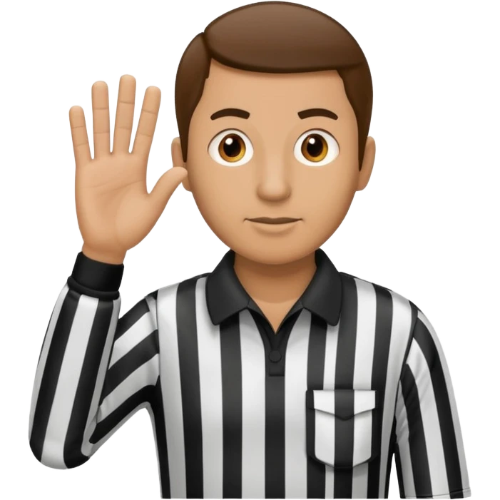 referee signaling no good emoji