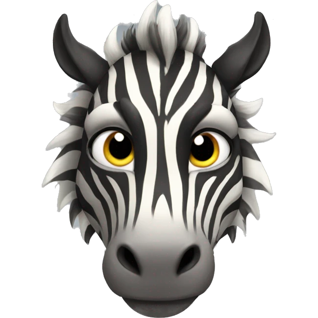 dragon that looks like zebra emoji