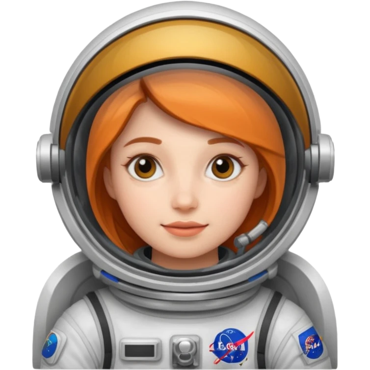 astronot women less details emoji
