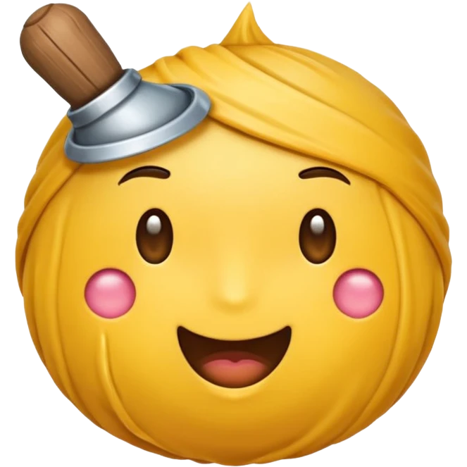 Emoji Sigma con una mandíbula muy marcada y con una ceja levantada y la otra abajo emoji