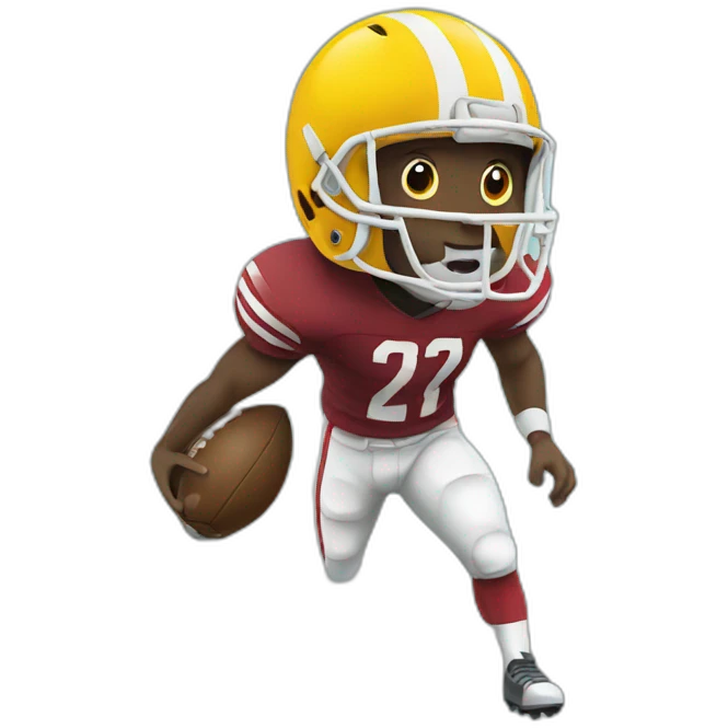 playing football emoji