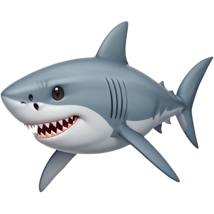 shark body with a cat face emoji