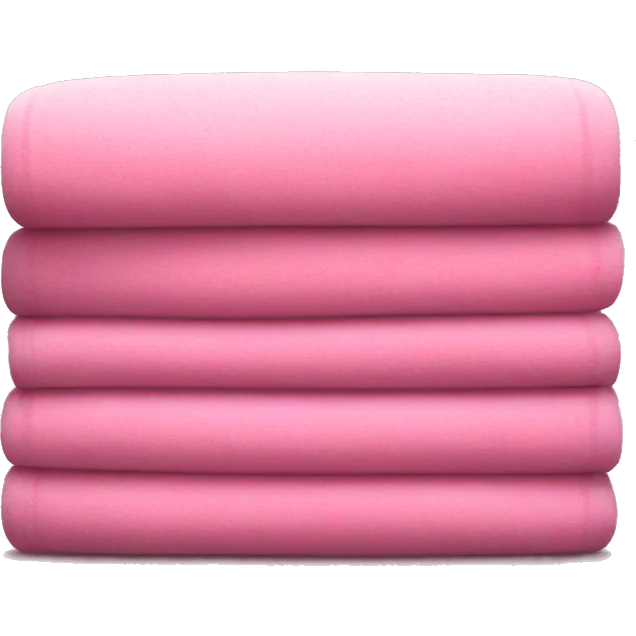 stacked pink blanket emoji