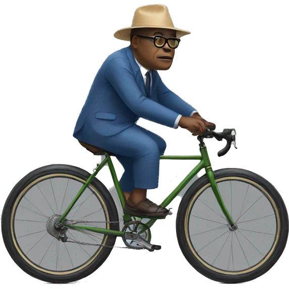 Tshisekedi en velo emoji