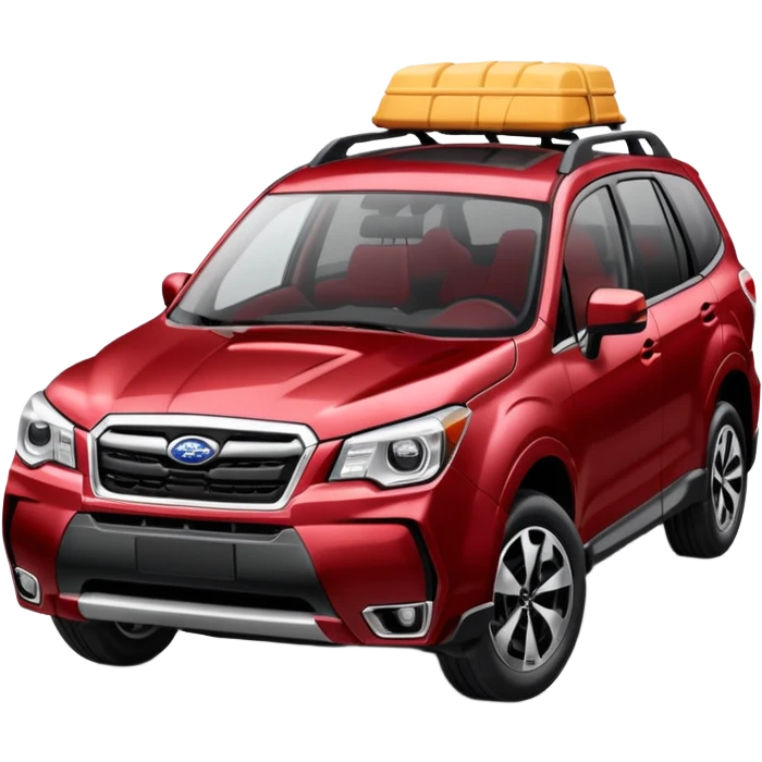 dark red subaru forester  emoji