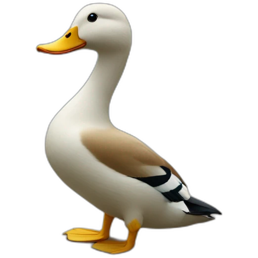Canard qui fait un doigt d'honneur emoji