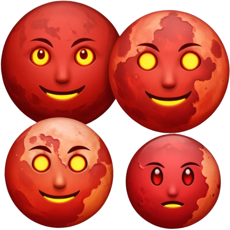 Blood moon emoji