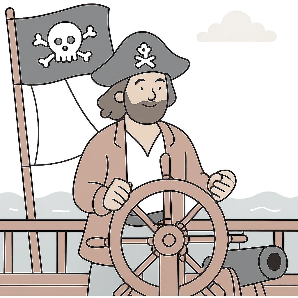 pirate ship emoji