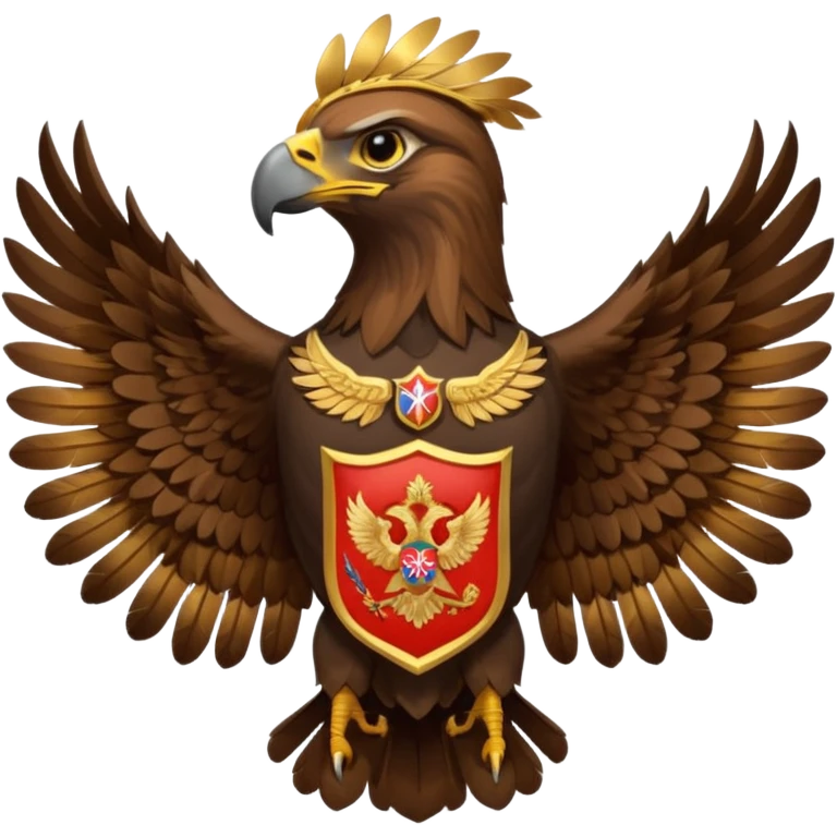 golden eagle like Russian national bird   emoji