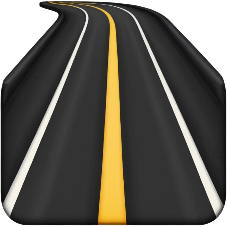 side view road emoji