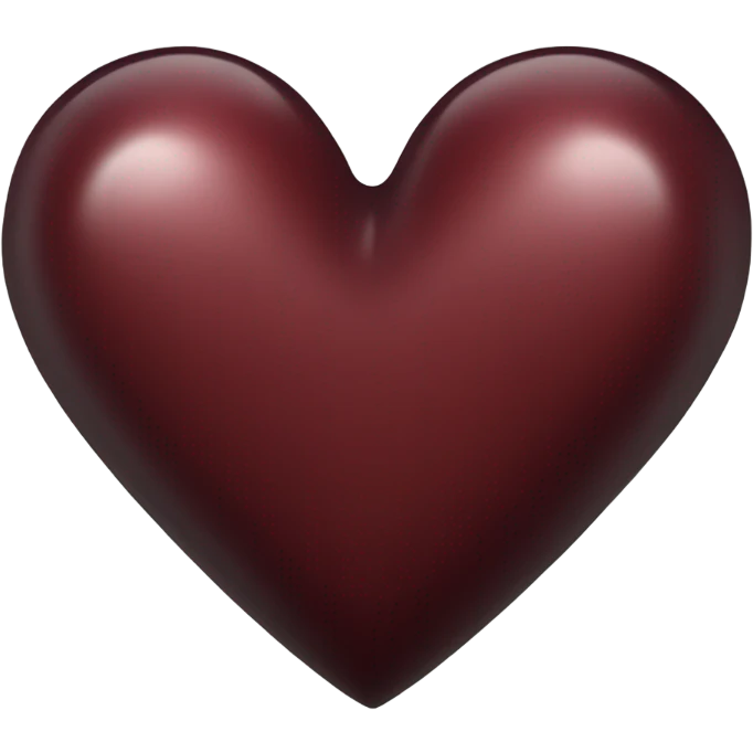 dark red heart emoji