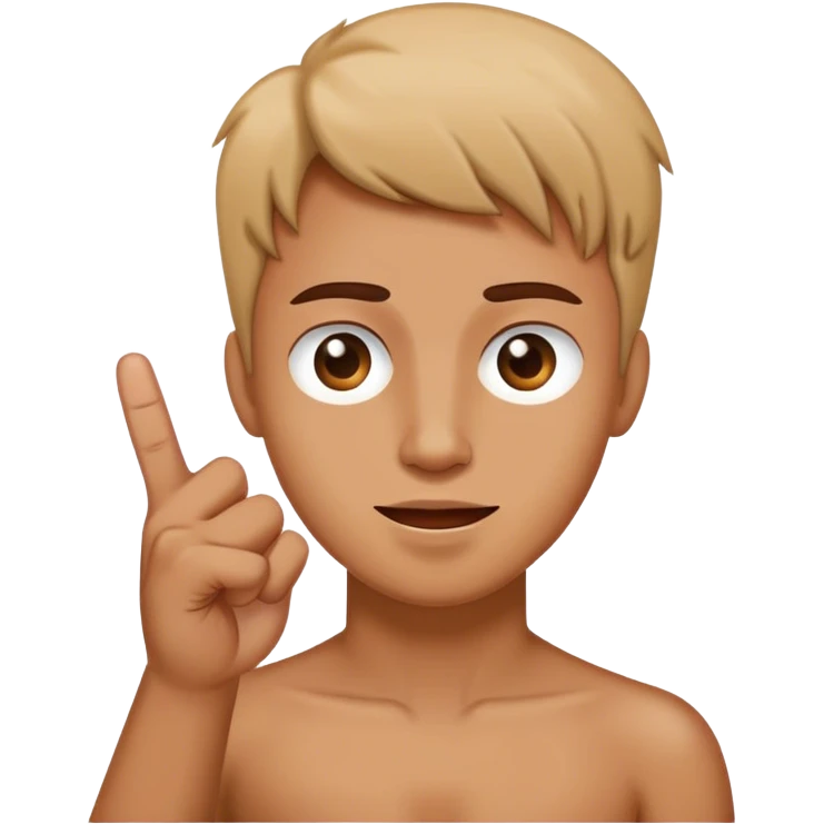 Myself with the middle finger  emoji