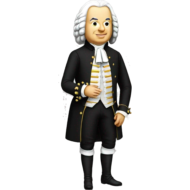 johann sebastian bach standing emoji