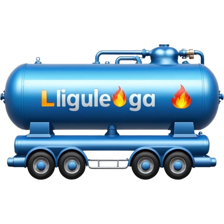 create an ultra realistic liquefied gas tanker emoji