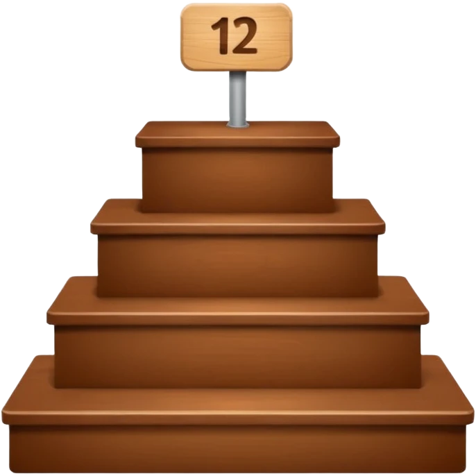 Podium with 1-2-3 steps












































 emoji